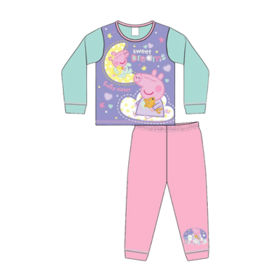 Toddler Girls Official Peppa Pig Pyjamas