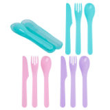 Plastic Cutlery Set 3 Piece With Travel Case