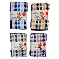 4 Pack Jumbo Super Absorbent Tea Towel - Diamond Drip Mix - Carton Price