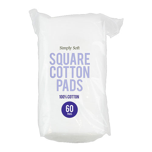 Square Cotton Pads 60 Pack