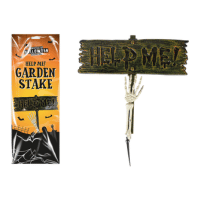 Halloween Help Me Garden Stake