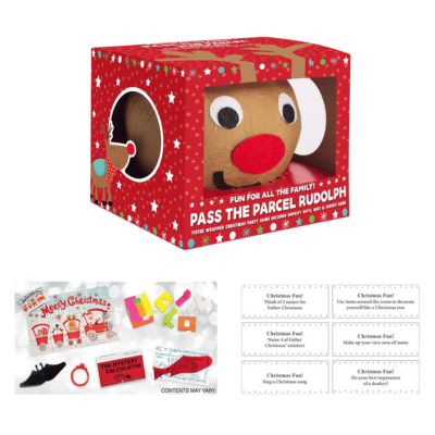 Christmas Pass The Parcel Rudolph Family Christmas Game