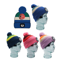 Kids Unisex Heat Machine USB Rechargeable LED Bobble Hat