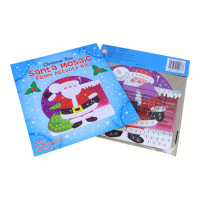 Mosaic Christmas Santa Craft Kit