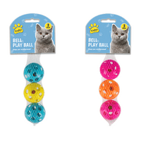 Bell Playball Cat Toy 3 Pack