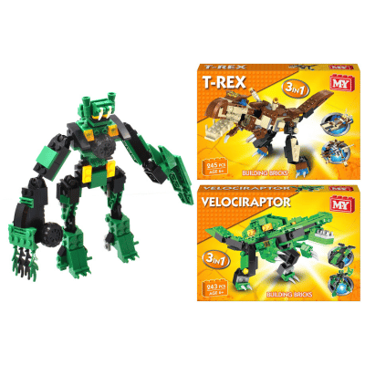 Dinosaur 3 In 1 Brick Sets