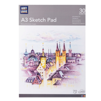 A3 Artist Sketch Pad 30 Sheets 70 GSM
