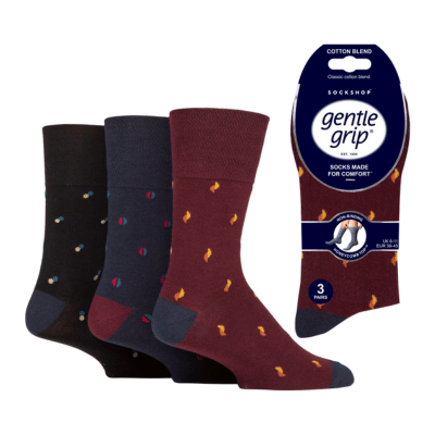 Mens Gentle Grip Socks Syndicate