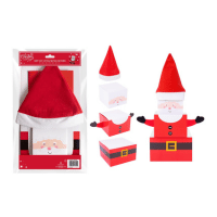 Christmas Santa Stacking Gift Boxes 3 Pack