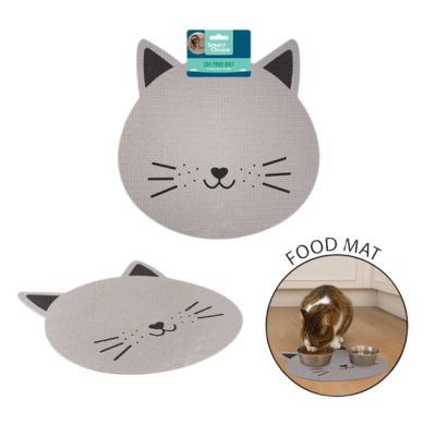 Smart Choice Anti Slip Cat Head Food Mat