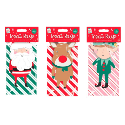 3D Character Treat Bags 6 Pack