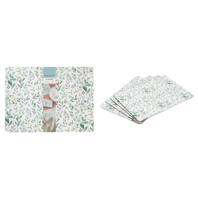 Coco & Gray Placemat 4 Pack - Eucalyptus Design