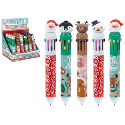 Christmas Design Multi Colour Pens