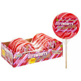 Strawberry Swirl Candy Lollipop