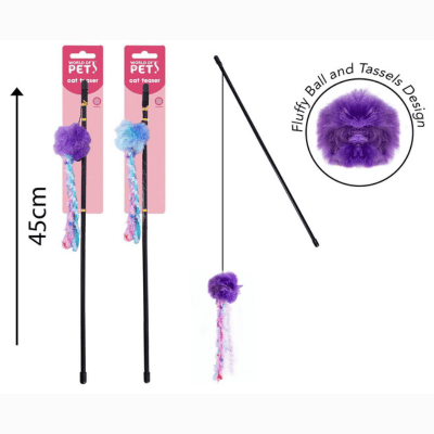 Plush Cat Teaser Toy