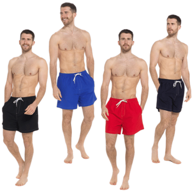 Mens Contrast Thread Detail Swimshort