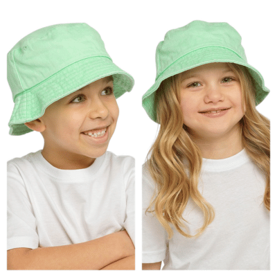 Kids Stonewashed Bucket Hat - Mint