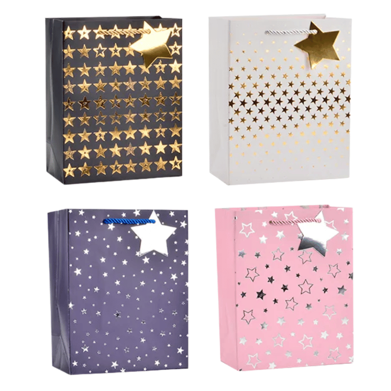 Foiled Star Large Gift Bag