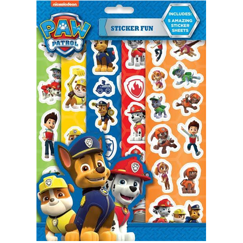 paw patrol sticker box