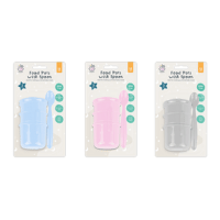 Food Pots with Spoon 110ML 3 Pack