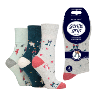 Ladies Gentle Grip Animal Lover Socks