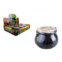 Haunted House Halloween Cauldron Slime Pot