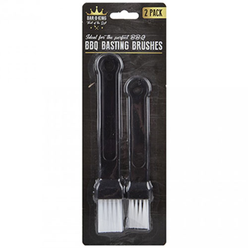 Pack of 2 Plastic Handle BBQ Basting Brushes