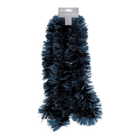 2 Meter Chunky Christmas Tinsel Navy Blue