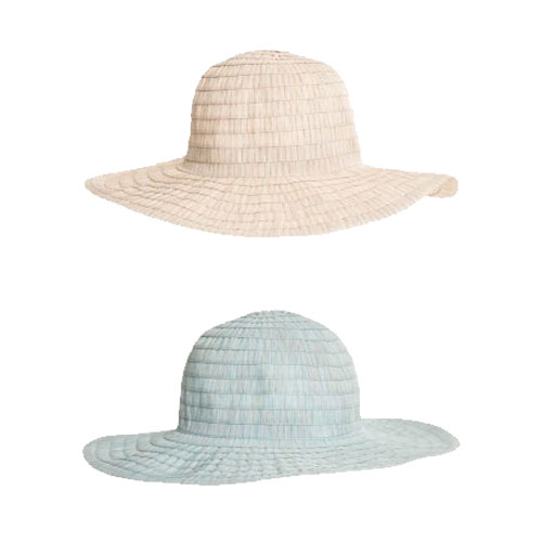 Ladies Pastel Colour Wide Brim Hat