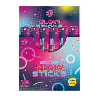 Glow Sticks 15 Pack PDQ