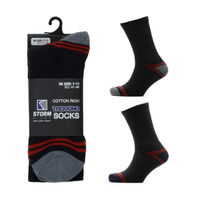 Men's Trekking Socks with Contrast Heel & Toe