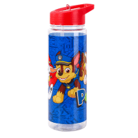 Official Paw Patrol Boys Pop Up Straw Bottle