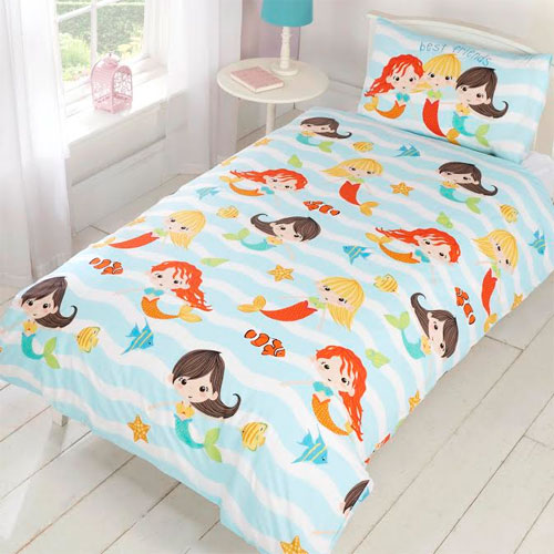 Childrens Fun Filled Bedding - Mermaid Friends