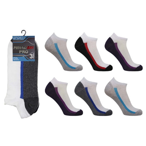 Mens Performax Trainer Socks Two Tone Wholesale Socks Wholesale