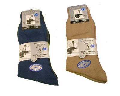 Mens 3 Pack Platinum Socks