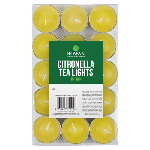 Citronella Tealight Candles 15 Pack Wholesale Homeware Wholesale