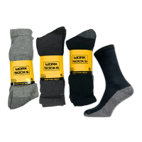 Cotton Rich 5 Pack Cushioned Work Socks CARTON PRICE