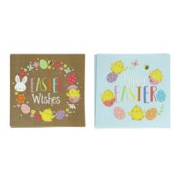 10 Pack Cute Character Easter Cards