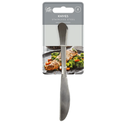 4 Pack Stainless Steel Knives