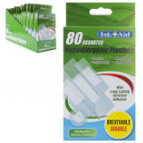 Hypo-Allergenic Sensitive Plasters 80 Assorted
