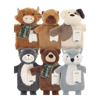 Hot Water Bottles with Novelty Cover - Snuggly Designs