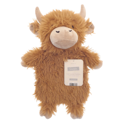 Hot Water Bottles with Novelty Cover - Highland Cow
