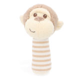 14cm Keeleco Baby Marcel Monkey Stick Rattle