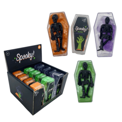 Spooky Slime Coffin With Skeleton Noise Slime