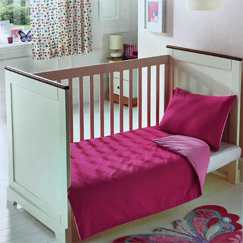 Pink Reversible Toddler Bed Duvet Set Wholesale Bedding Wholesale