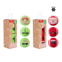 Christmas Dog Tennis Balls In Gift Box