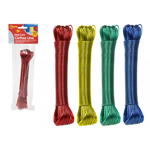 Plastic Coated Steel Score Washing Line 20m