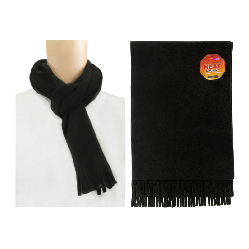 Mens Heat Machine Thermal Tassle Scarf