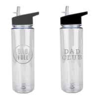 Fathers Day Foiled Water Bottle 600ml