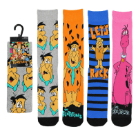 Mens Official Flintstones 1 Pack Socks